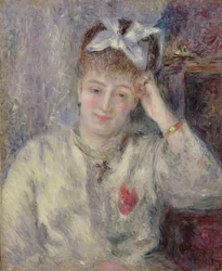 Madame Murer appuyée sur le piano, c.1878